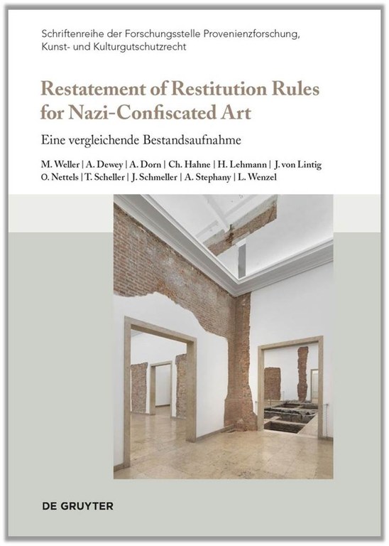 Cover von Restatement of Restitution Rules for Nazi-Confiscated Art, erscheint 2025