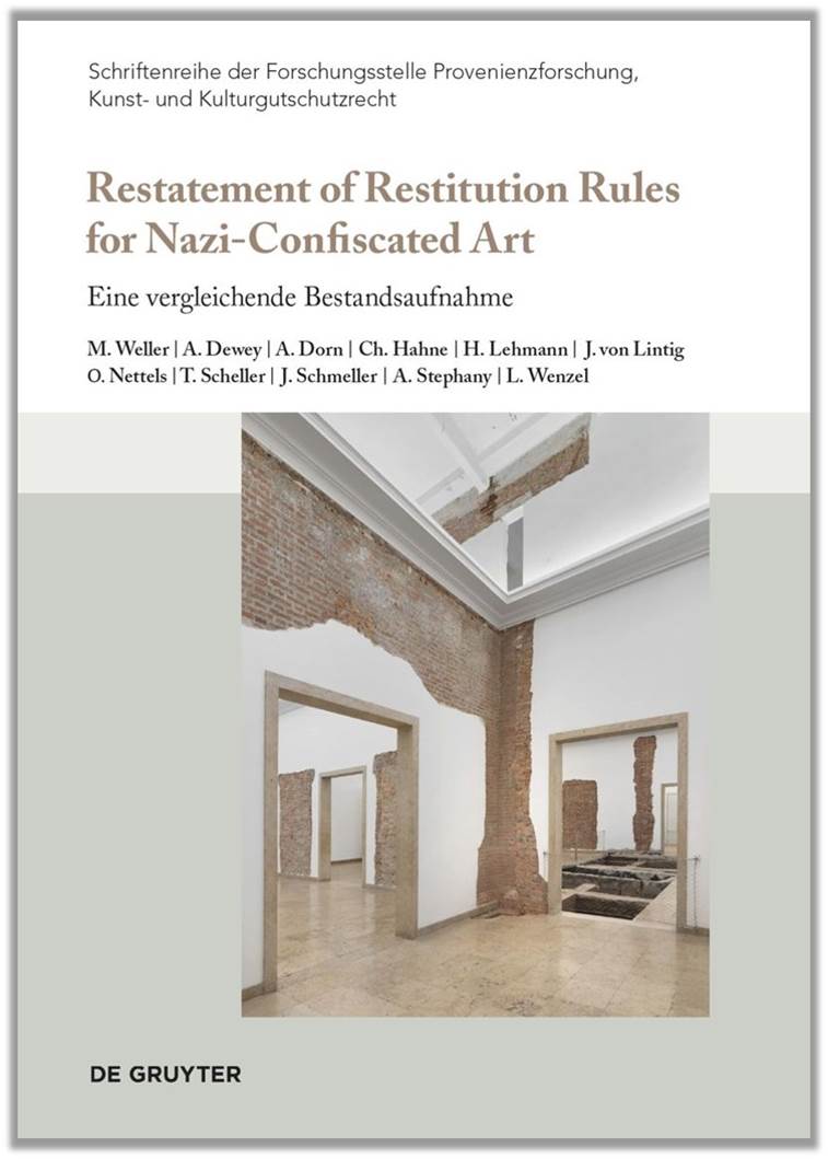 Cover von Restatement of Restitution Rules for Nazi-Confiscated Art, erscheint 2025